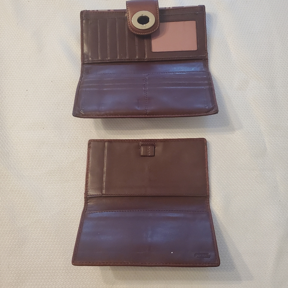 Coach wallet with checkbook holder - Picture 2 of 3